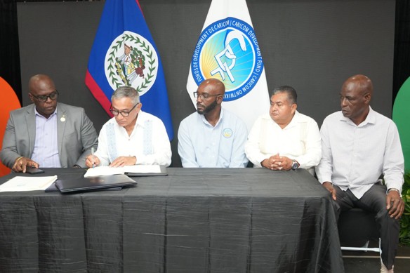 CARICOM Development Fund Signs Three Grant Agreements with the Government of Belize