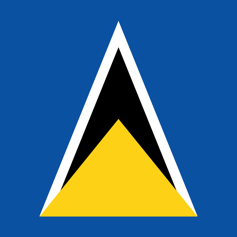Saint Lucia Country Flag